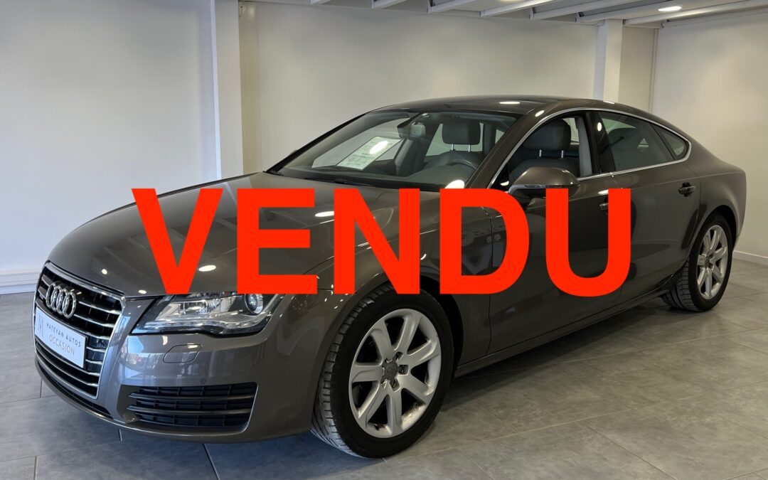 AUDI A7 SPORTBACK – 3,0L TDI 245 CH QUATTRO – S-TRONIC – PACK AVUS –