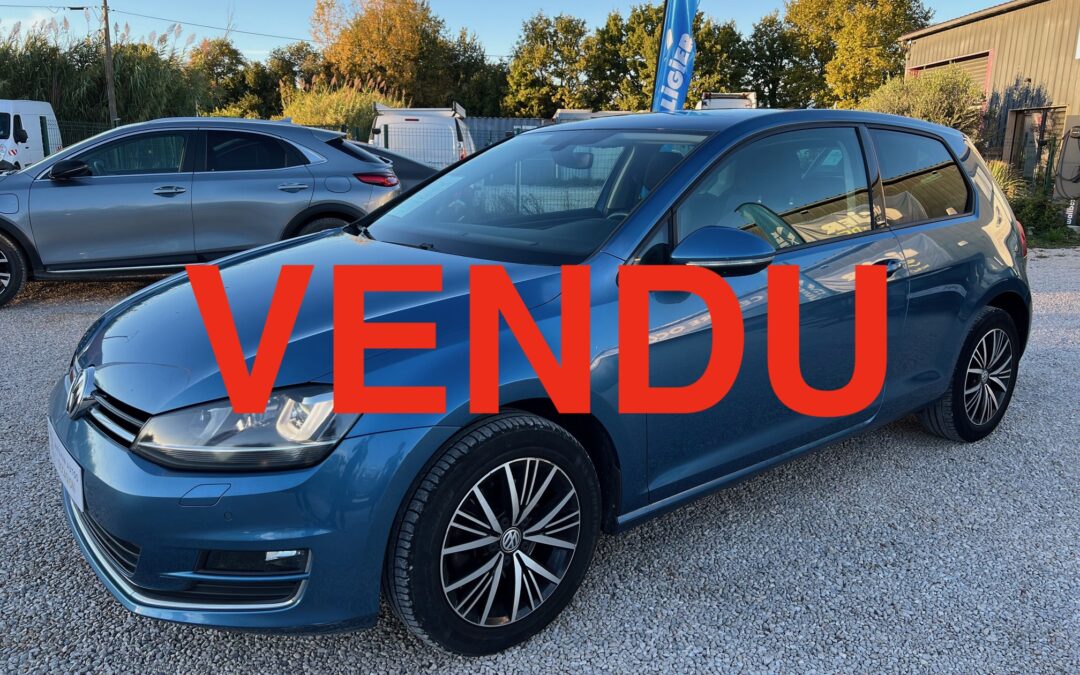 VW GOLF TDI 110 CH –  3 PORTES – ALLSTAR –