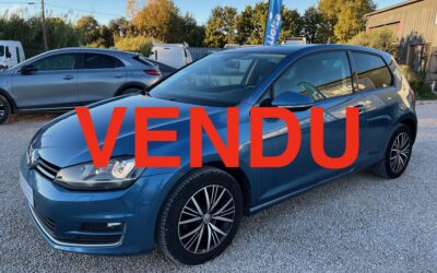 VW GOLF TDI 110 CH –  3 PORTES – ALLSTAR –